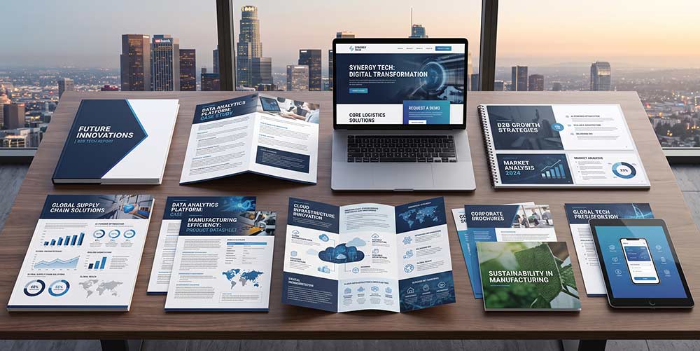 B2B marketing work by The Design Equation in Los Angeles