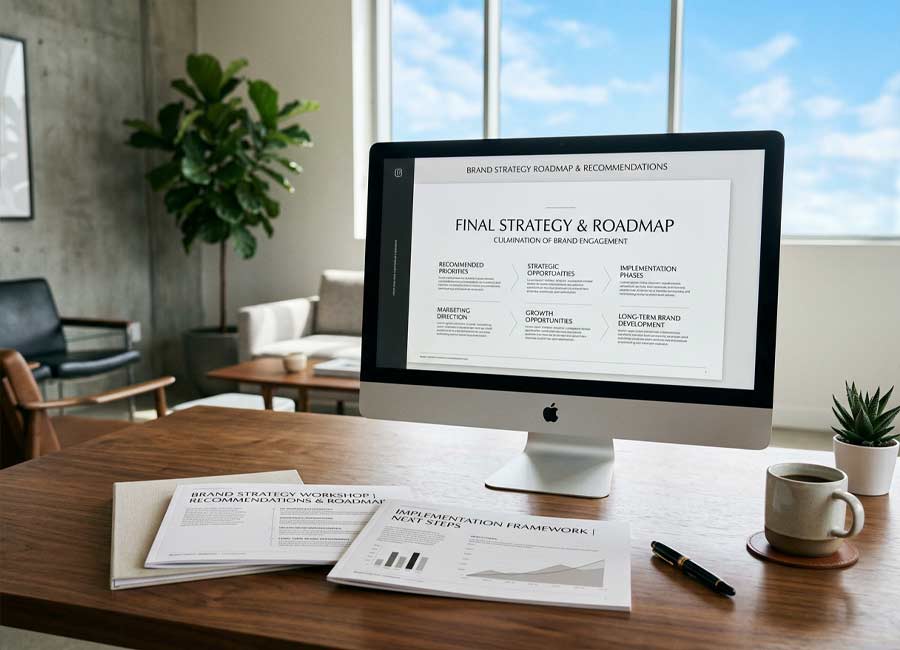 The Design Equation leading a brand strategy workshop in Los Angeles