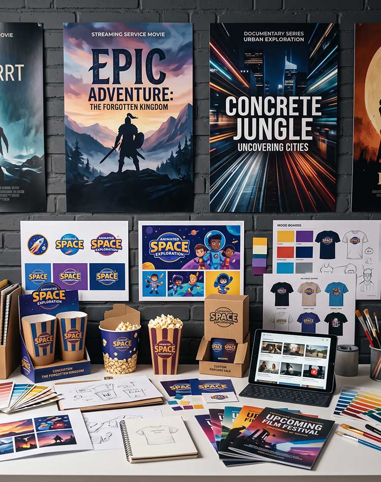 High-end entertainment marketing craft from The Design Equation