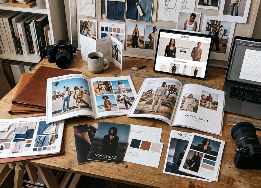 The Design Equation working on fashion marketing in Los Angeles