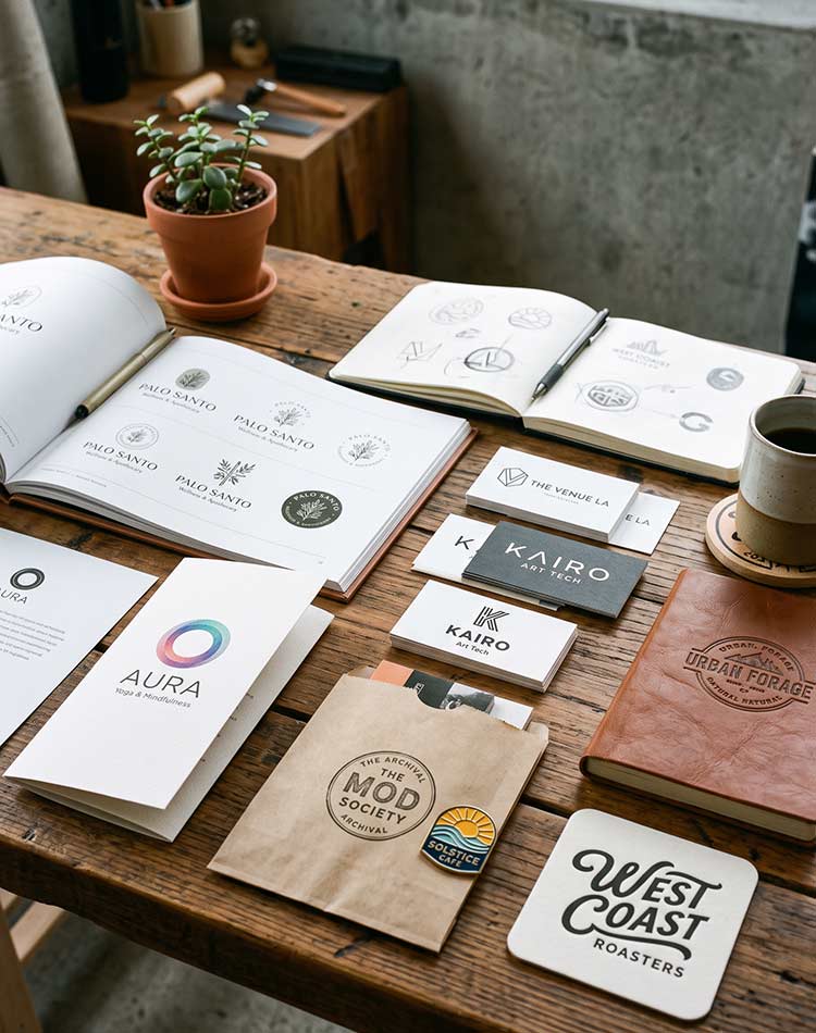 Versatile logo design work from The Design Equation