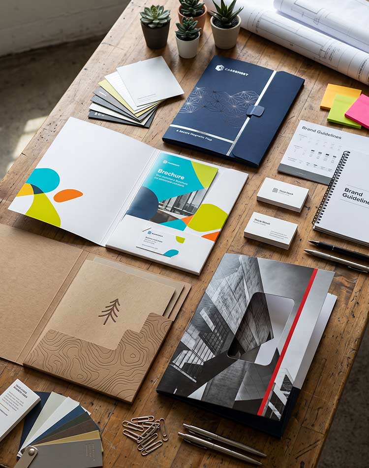 Attention to detail presentation folder design from The Design Equation