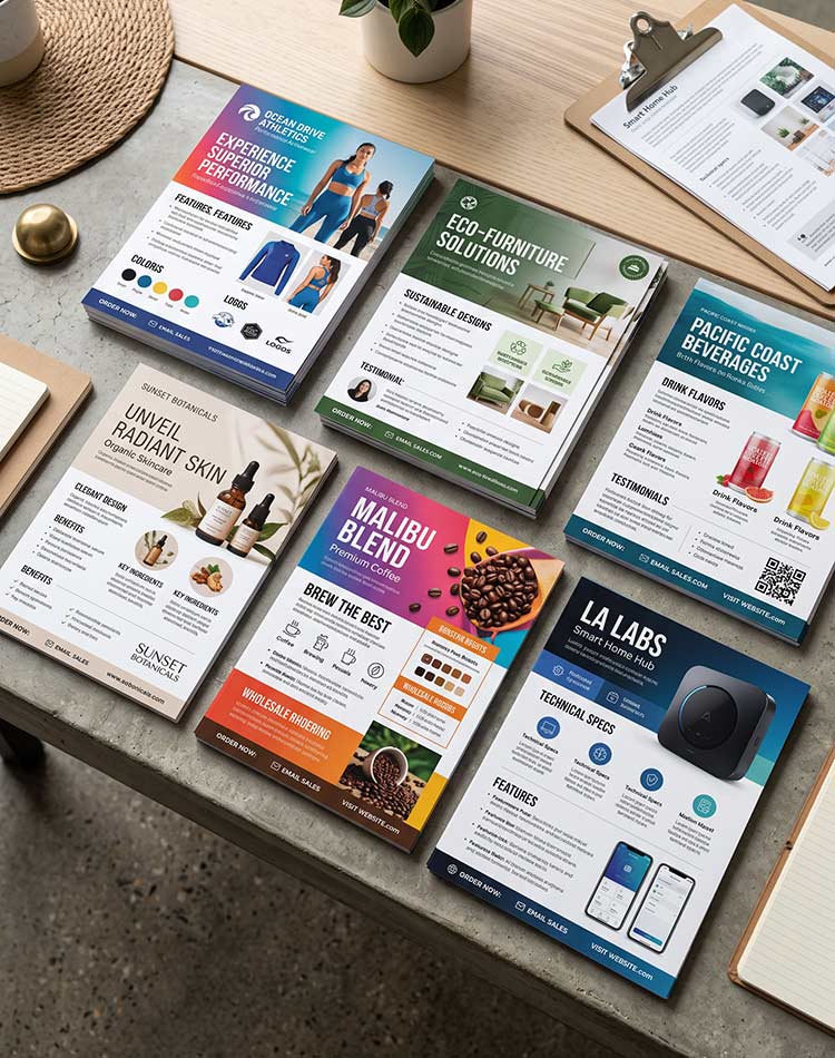 Focused sell sheet design from The Design Equation