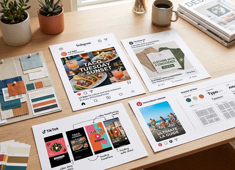 The Design Equation managing social media marketing in Los Angeles
