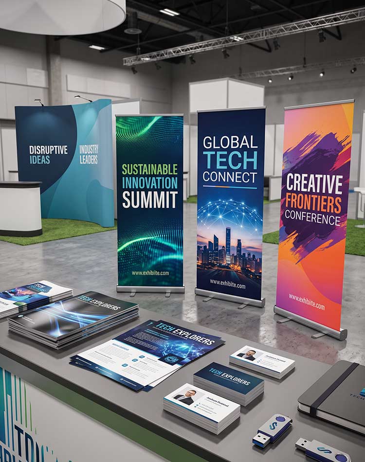 Standout trade show display design from The Design Equation