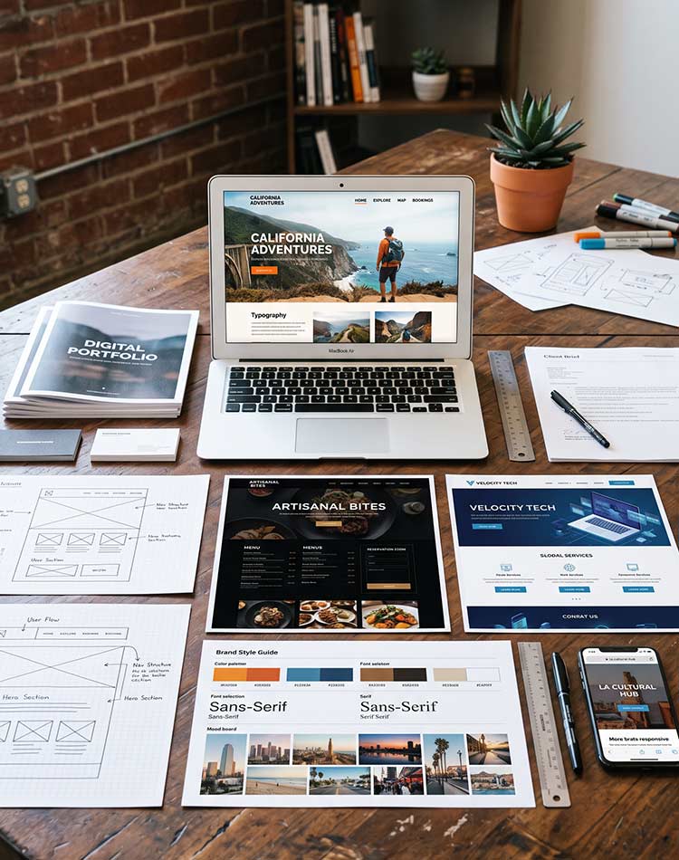 High-end website design craft from The Design Equation